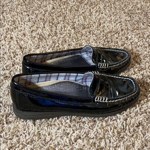 Sperry Black Patent Loafers Sz 8M